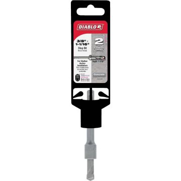 Diablo SDS-Plus 3/8 In. x 1-1/16 In. x 4-1/4 In. Carbide-Tipped Rotary Hammer Drill Bit with Stop Collar
