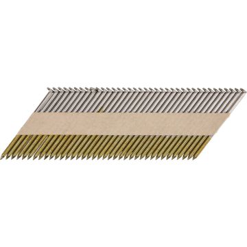 Pro-Fit 2-3/8 In. x 0.113 In. 30 Degree Paper Tape Ring Shank Clipped Head Stainles Steel Framing Stick Nails (1000 Ct.)