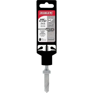 Diablo SDS-Plus 5/8 In. x 2-1/16 In. x 4-1/4 In. Carbide-Tipped Rotary Hammer Drill Bit with Stop Collar