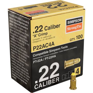 Simpson Strong-Tie 0.22-Caliber Single Shot Level 4 Yellow Powder Load (100-Qty)