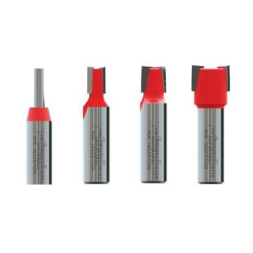 Freud 4 Piece Undersized Plywood Router Bit Set (1/2" Shank)
