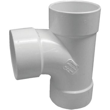 IPEX Sanitary Tee 3 In. PVC Sewer and Drain Tee