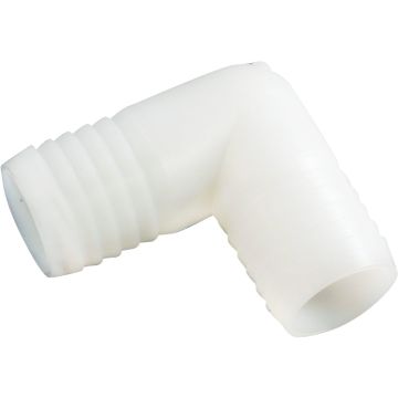 Anderson Metals 5/8 In. Barb 90 Deg. Nylon Elbow (1/4 Bend)