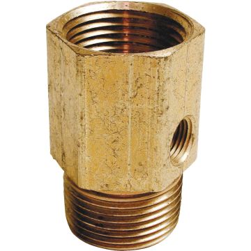 Dial 3/4 In. MPT x 3/4 In. FPT (1/8 In. FPT Side Tap) Pipe Adapter