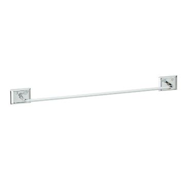 Decko Diamond Bar Design 18 In. Chrome Towel Bar