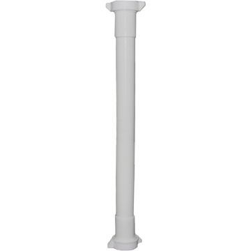 Lasco 1-1/4 In. OD x 16 In. L White Plastic Double-End Extension Tube