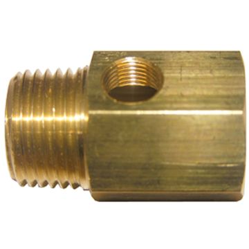 Lasco 1/2 In. FPT x 1/2 In. MPT x 1/8 In. FPT Brass Icemaker Adapter