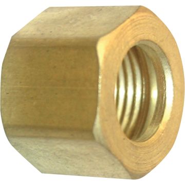 2pc 1/4 Brass Comp Nut