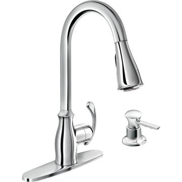 Moen Kipton 1-Handle Pull-Down Kitchen Faucet, Chrome