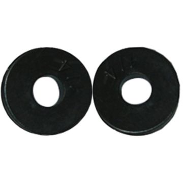 Lasco 9/16 In. Black 1/4 Flat Bibb Faucet Washer (2 Ct.)