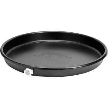 Oatey 28 In. Dia. Plastic Water Heater Drain Pan with 1 In. to 1-1/2 In. PVC Adapter