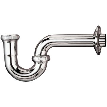 Keeney 1-1/4 In. x 1-1/4 In. Chrome-Plated 20 Gauge Brass P-Trap