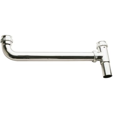 Keeney 1-1/2 In. x 16 In. Satin Nickel End Outlet Waste