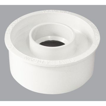 IPEX Schedule 40 4 In. to 1-1/2 In. PVC Sewer and Drain Bushing