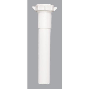 Keeney 1-1/2 In. x 6 In. White Plastic Extension Tube