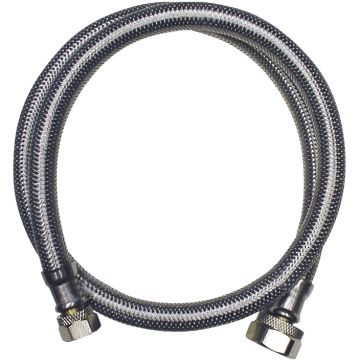 Do it Best 3/8 In. C X 1/2 In. F X 9 In. L. Braided Stainless Steel Faucet Supply Line
