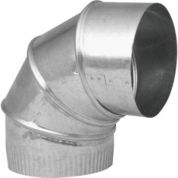 Imperial 30 Ga. 8 In. Galvanized Adjustable Elbow