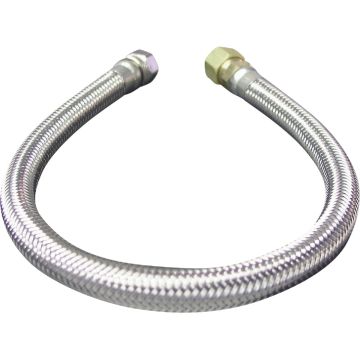 Do it Best 3/8 In. F X 3/8 In. OD X 20 In. L. Braided Stainless Steel Faucet Supply Line
