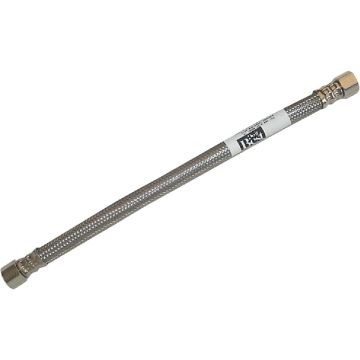 Do it Best  3/8 In. C x 3/8 In. C x 12 In. L. Braided Stainless Steel Faucet Supply Line
