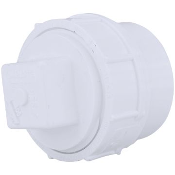 Charlotte Pipe 2 In. SPG x 2 In. FIP Schedule 40 DWV PVV Cleanout with Threaded Plug