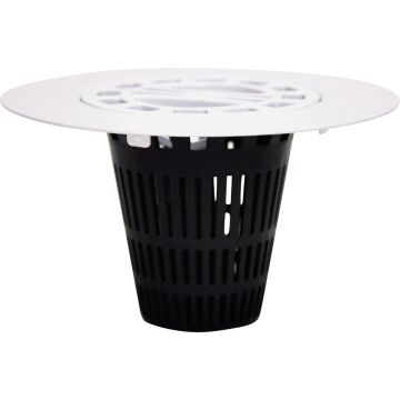 Danco White Hair Catcher For Shower Drain