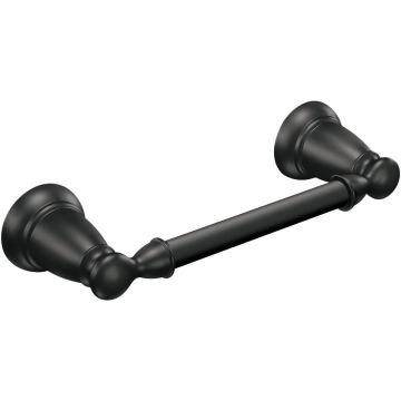 Moen Banbury Pivoting Wall Mount Paper Holder, Matte Black