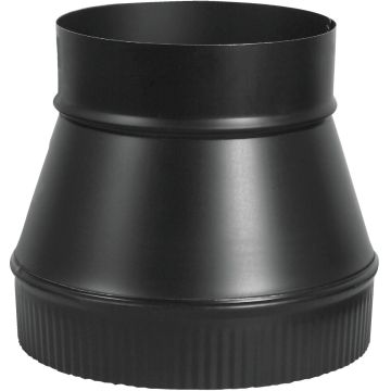 Imperial Single Wall 7 In. - 8 In. 24 ga Black Increaser