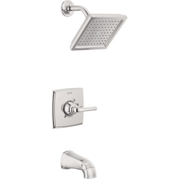 Delta Geist Chrome Single-Handle Tub and Shower Faucet