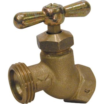 ProLine 1/2 In. FIP X 3/4 In. Male Hose Thread No-Kink Hose Bibb