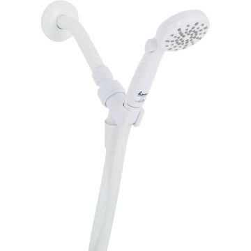 Home Impressions 2-Spray 1.8 GPM Handheld Shower Head, White