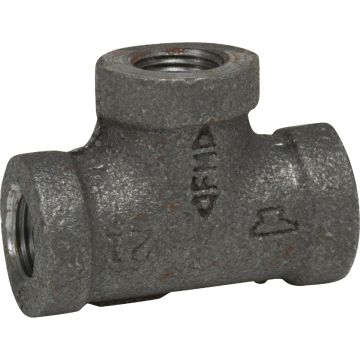 Anvil 1-1/4 In. Standard Malleable Black Iron Tee