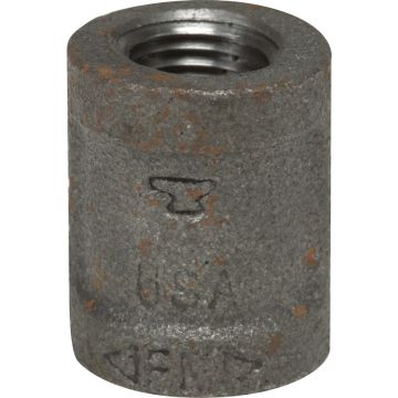 Anvil 1-1/4 In. Malleable Black Iron Standard Merchant Coupling