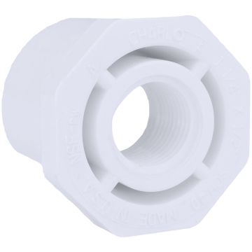 Charlotte Pipe 1-1/4 In. SPG x 1/2 In. FPT Schedule 40 PVC Bushing