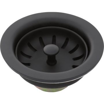 Danco Matte Black 3-1/2 In. Basket Strainer Assembly
