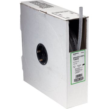 Abbott Rubber 1-3/4 In. x 1-1/4 In. x 50 Ft. Clear T12 Braided PVC Tubing