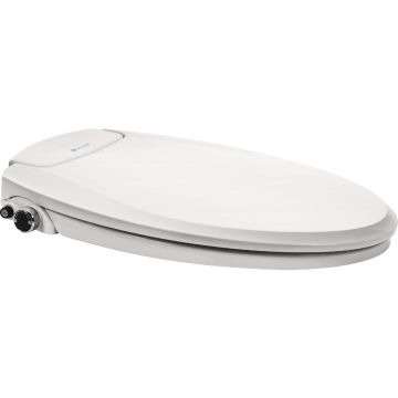 Brondell EcoSeat Round White Bidet Seat with Adjustable Pressure