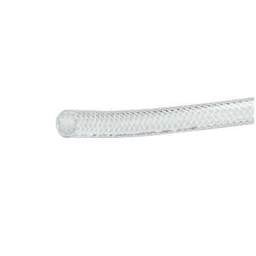 Abbott Rubber 3/4 In. x 1/2 In. x 100 Ft. Clear T12 Braided PVC Tubing