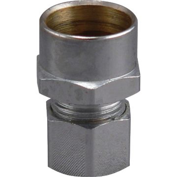 Do it Best 1/2 In. Sweat x 3/8 In. OD Chrome Union