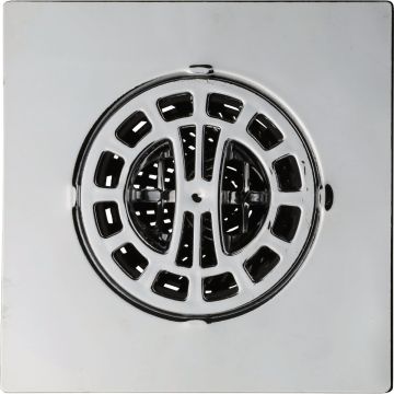 Danco Chrome Square Hair Catcher For Shower Drain