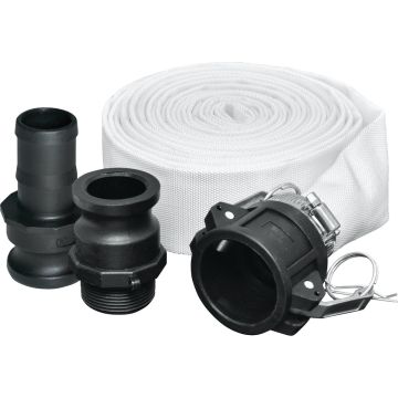 DEWALT 1-1/2 In. x 25 Ft. Industrial Strength Discharge Hose Kit