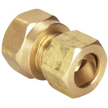 Do it 1/2 In. x 1/2 In. Brass Union Compression Adapter