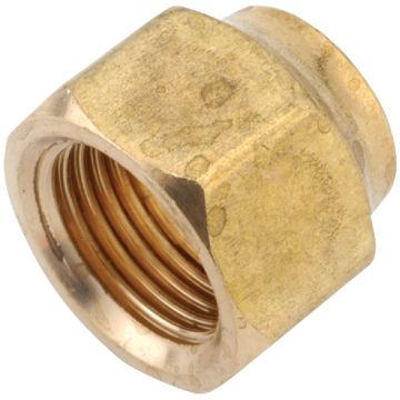 Anderson Metals 3/8 In. x 1/4 In. Brass Flare Reducing Nut