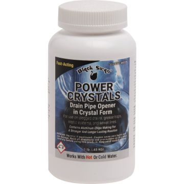 Black Swan Power Crystals Drain Pipe Opener, 1 Lb.