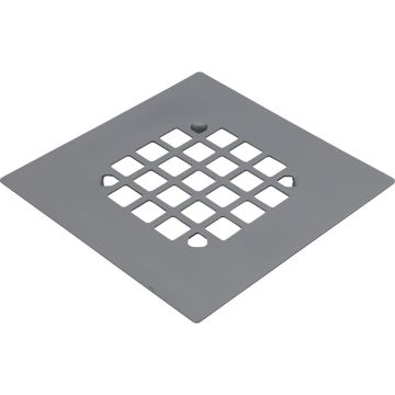 Danco Brushed Nickel Square Snap-In Drain Cover For Shower