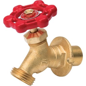Brass 1/2-in SWT x 3/4-in MHT  Sillcock