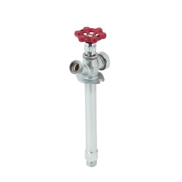 ProLine Chrome Plated Brass 1/2 In. MIP x 3/4 In. MHT Anti-Siphon 6 In. Frost Free Sillcock