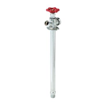 ProLine Chrome Plated Brass 1/2 In. MIP x 3/4 In. MHT Anti-Siphon 12 In. Frost Free Sillcock