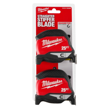 25' Magnetic Tape Measure 2-Pack Milwaukee