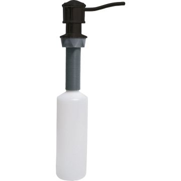 Danco Universal Matte Black Soap Dispenser with Curved Nozzle