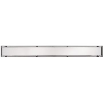 B&K 24 In. Linear Shower Drain Tile-In Grate Brushed Nickel
